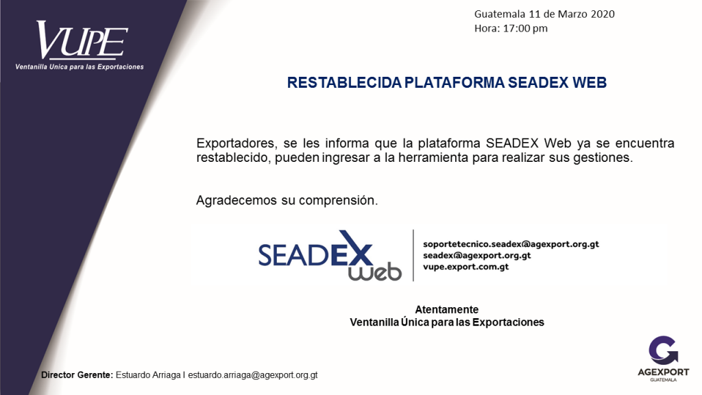 restablecida-plataforma-seadex-web