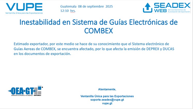 Inestabilidad Combex